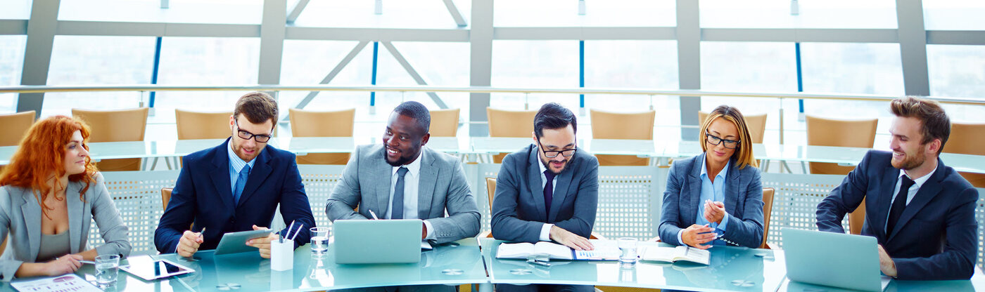 Career Calling International consultants working together around a meeting table
